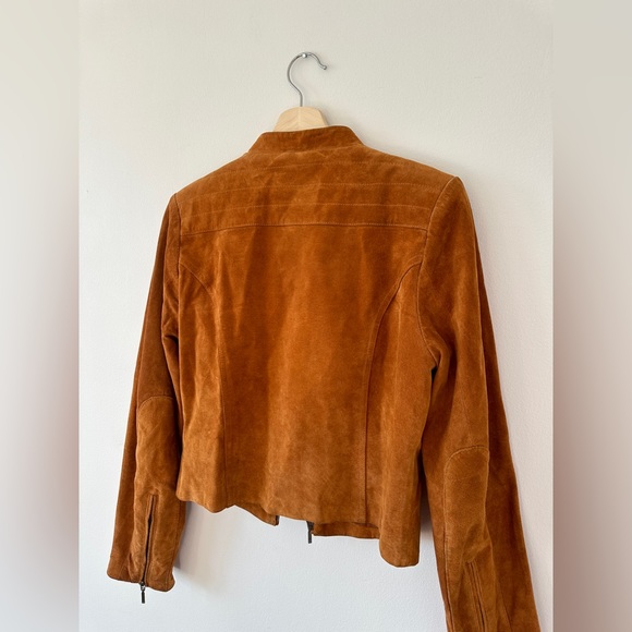 John Paul Richard Uniform Leather Suede Jacket - Picture 10 of 14